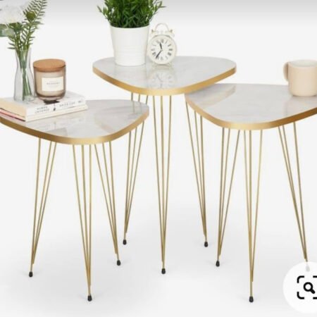 Modern 3-Piece Nesting Side Table Set