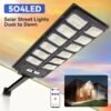 80000LM 8500K LED Solar Street Light 800W Commercial Oudoor Lights Outdoor Waterproof Hight Brightness LED, Dusk To Dawn Solar Street LightsRoad Area Lamp For Yard, Deck, Garden