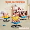 Kids Sensory Swivel Spinning Chair (220lbs, Non-Slip Base)