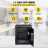 Safe Box, 1.7 CU.FT Fingerprint Safe Box For Money W 2 Keys  Digital Keypad, Q235 Steel Safe Box For Storing Cash, Jewelry, Pistols, Documents, Watches In Home Office  Hotel