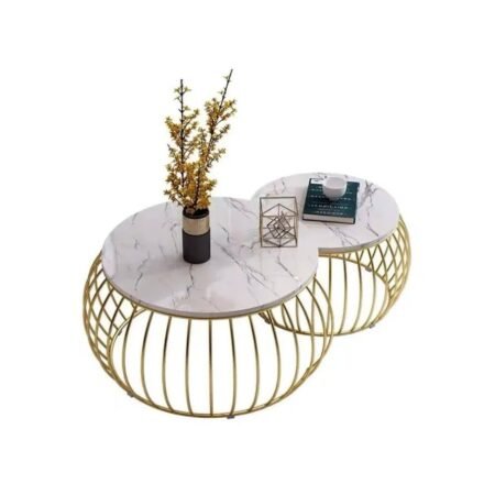 Modern Metal Frame Center Table