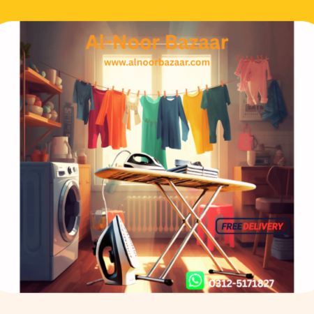 Heavy Duty Folding Iron Stand Space Saving Metal Stand for Home & Office