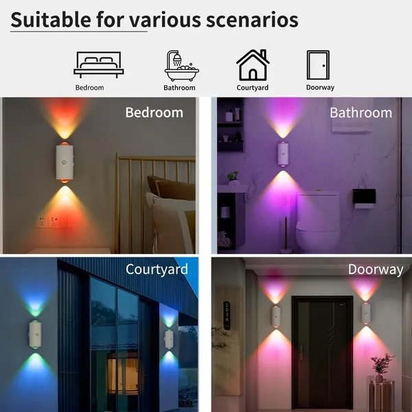 Motion Sensor LED Night Light (USB-C, Magnetic, 2-Pack)