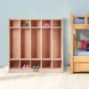 VEVOR Preschool Cubby Lockers 5-Section Plywood Birch Coat Locker 15MM Thickness Kids Locker For Home 48.4 Inch High Durable Classroom Lockers For Toddlers And Kids Commercial Or Personal Use