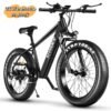 Electric Bike for Adults 1000W, 26" Fat Tire Electric Mountain Bike with 48V 15Ah Battery, Off-Road & Commuter Ebike for Trail Riding