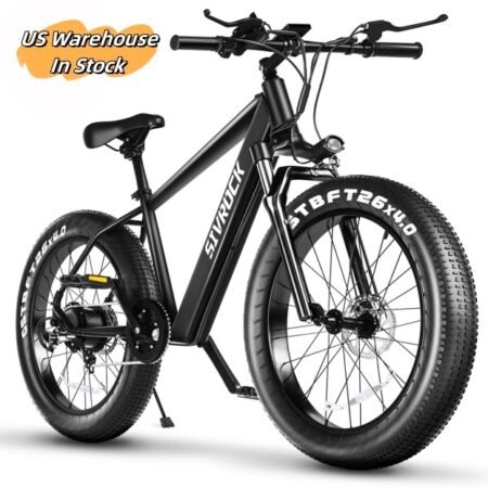 Electric Bike for Adults 1000W, 26" Fat Tire Electric Mountain Bike with 48V 15Ah Battery, Off-Road & Commuter Ebike for Trail Riding