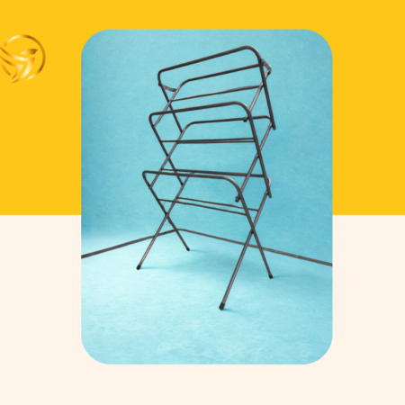 Heavy Duty Foldable Clothes Drying Rack for Indoor & Outdoor Use