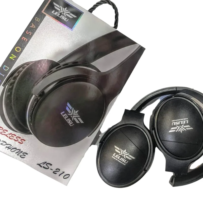 Lelisu LS-210 Wireless Headphones | Deep Bass, Noise-Canceling & Long Battery Life