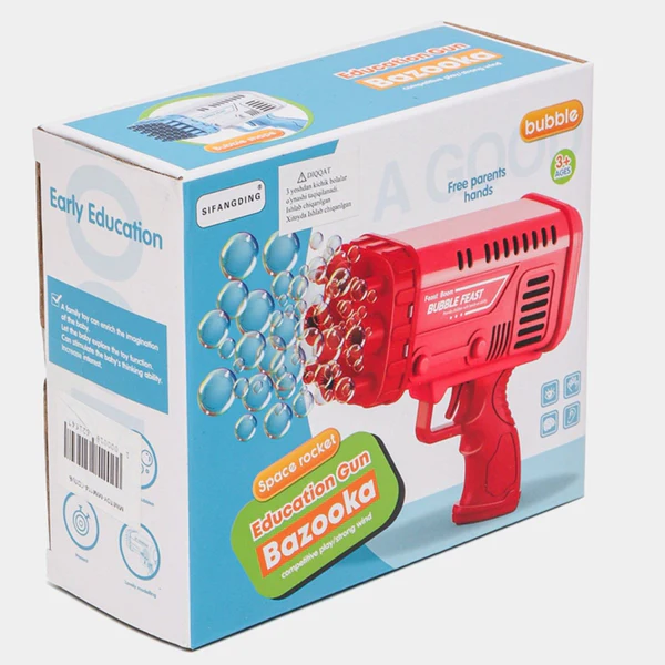 Bazooka Bubble Water Gun | Bubble Blaster Toy for Kids | Outdoor Fun
