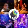 LED Disco Party Lights Crystal Magic Ball 3W RGB | Colorful Projection Lamp for Parties & Events