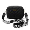 Black Leather Handbag for Girls & Women | Stylish Shoulder & Crossbody Bag | Daily Use & Gift