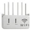 Light Gray WiFi Router Storage Box & Wall Mount Shelf  Universal Cable Organizer | Space-Saving Holder for Modem, Set-Top Box & Smart Devices | Home & Office Use