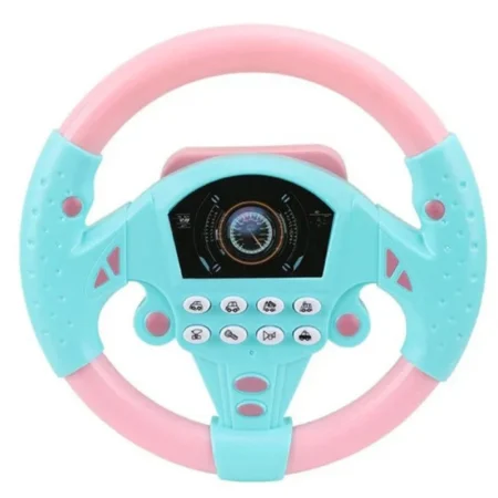 Toy Steering Wheel with Sound Effects for Kids | Interactive Driving Toy with Music & Emergency Sounds