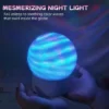 2-in-1 Ocean Wave Projector Light & Northern Aurora Lamp | 16 Colors RGB Night Light Projector | Bedroom Mood Lamp