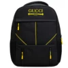 Multi-Functional Travel Backpack | Business Daypack with Laptop Compartment | Black & Yellow