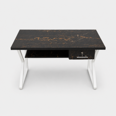 Black Marble-Finish Study & Computer Table