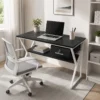 Black Marble-Finish Study & Computer Table