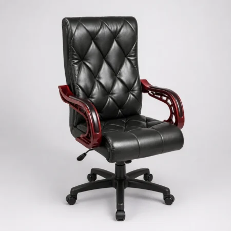 Diamond Luxe Executive Chair - Black