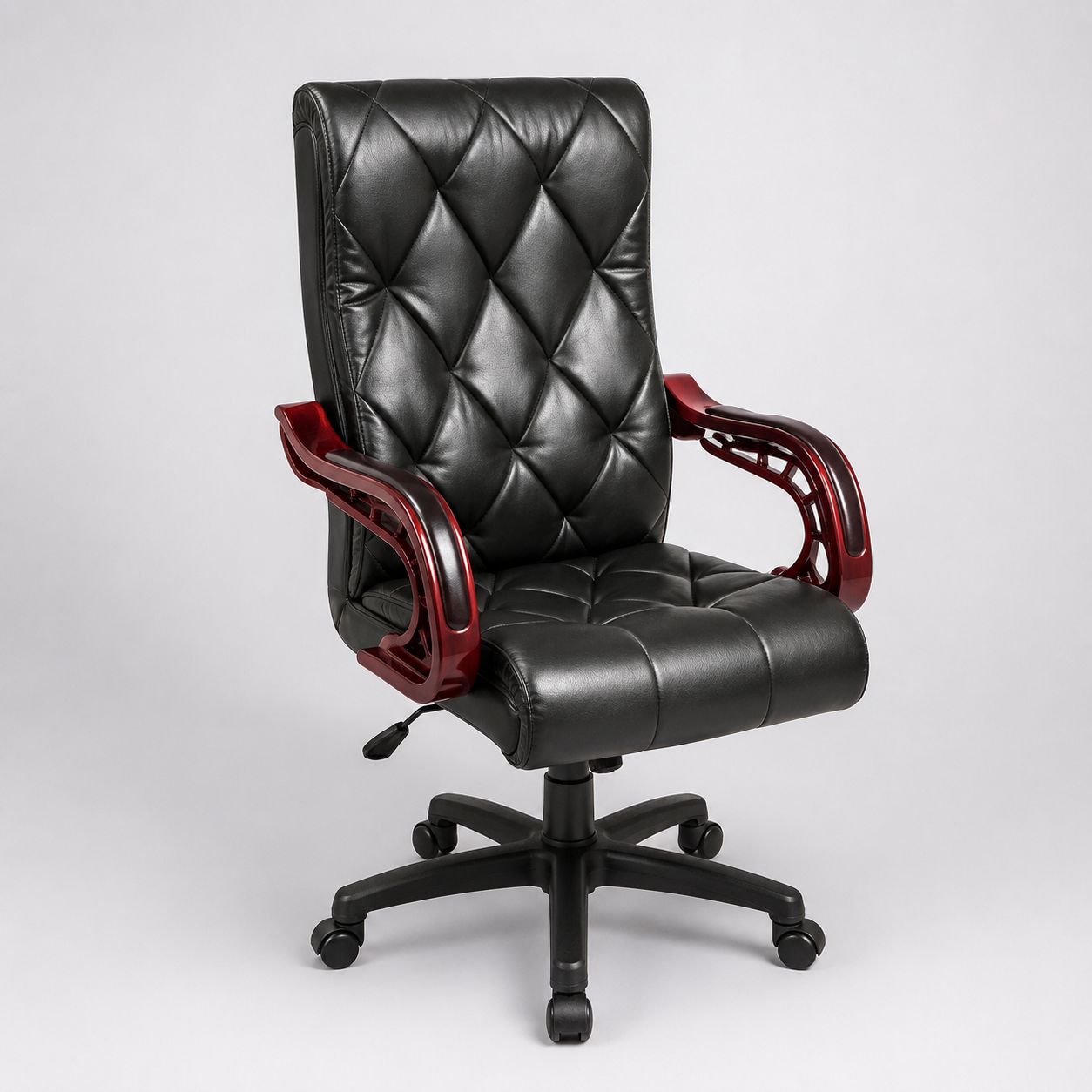 Diamond Luxe Executive Revolving Chair Black Premium Diamond Quilted Office Chair Pakistan