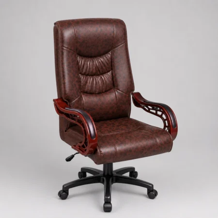 Royal Walnut Executive Revolving Chair