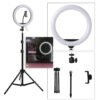 10-Inch Ring Light Kit + 7 Ft Ring Light Stand | LED Photography & Video Lighting Set