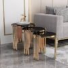 Luxury 3-Piece Nesting Side Table Set