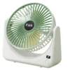 Circular Rechargeable Desktop  Fan | Model QL-01 | 3 Speed Personal Cooling Fan | Quiet Air Circulator for Home, Office & Travel | Random Color