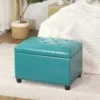 Premium Tufted Storage Ottoman Bench Footstool