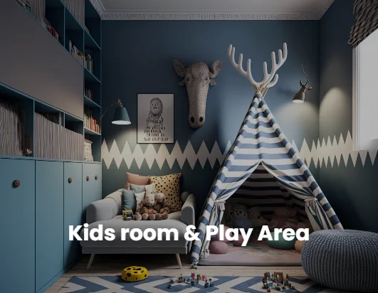 Kids room and play area