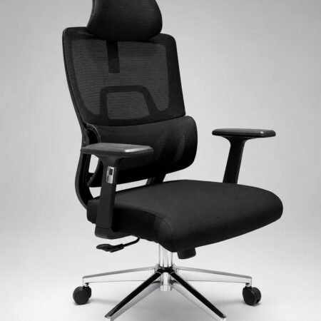 black mesh ergonomic office chair