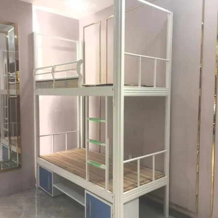Metal Bunk Bed with Storage