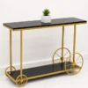 Modern Gold Console Table