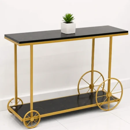 Modern Gold Console Table