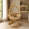 Luxury Gold Hanging Swing Chair