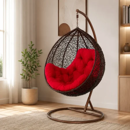 Hanging Red Swing Chair