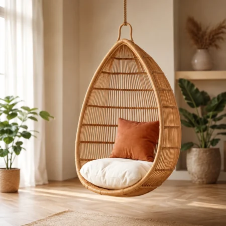 Rattan Hanging Chair, Swing Jhoola