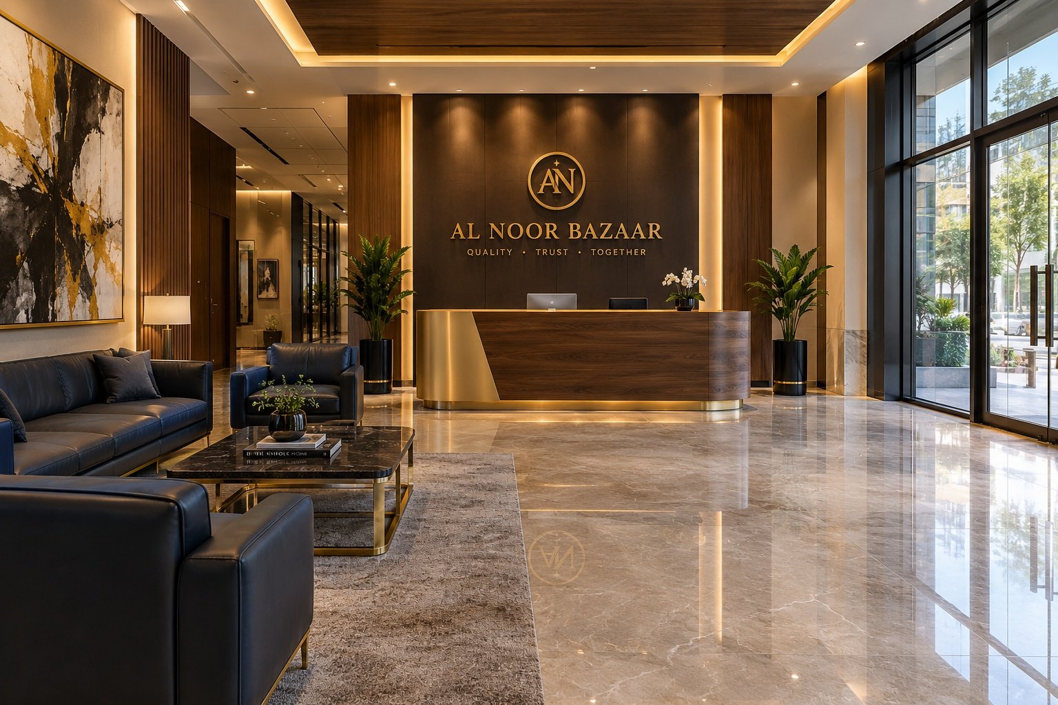 Reception and lobby design