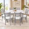 Modern dining table and chairs set