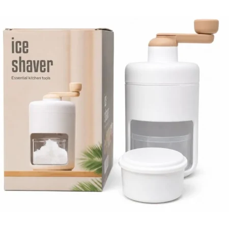 Manual Ice Shaver Machine for Home – Portable Snow Cone & Slush Maker