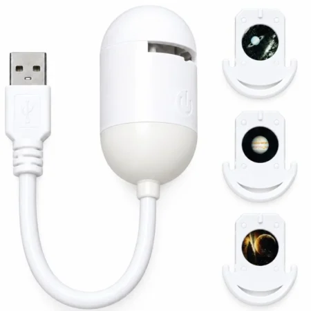 2-in-1 USB Galaxy Star Projector Night Light